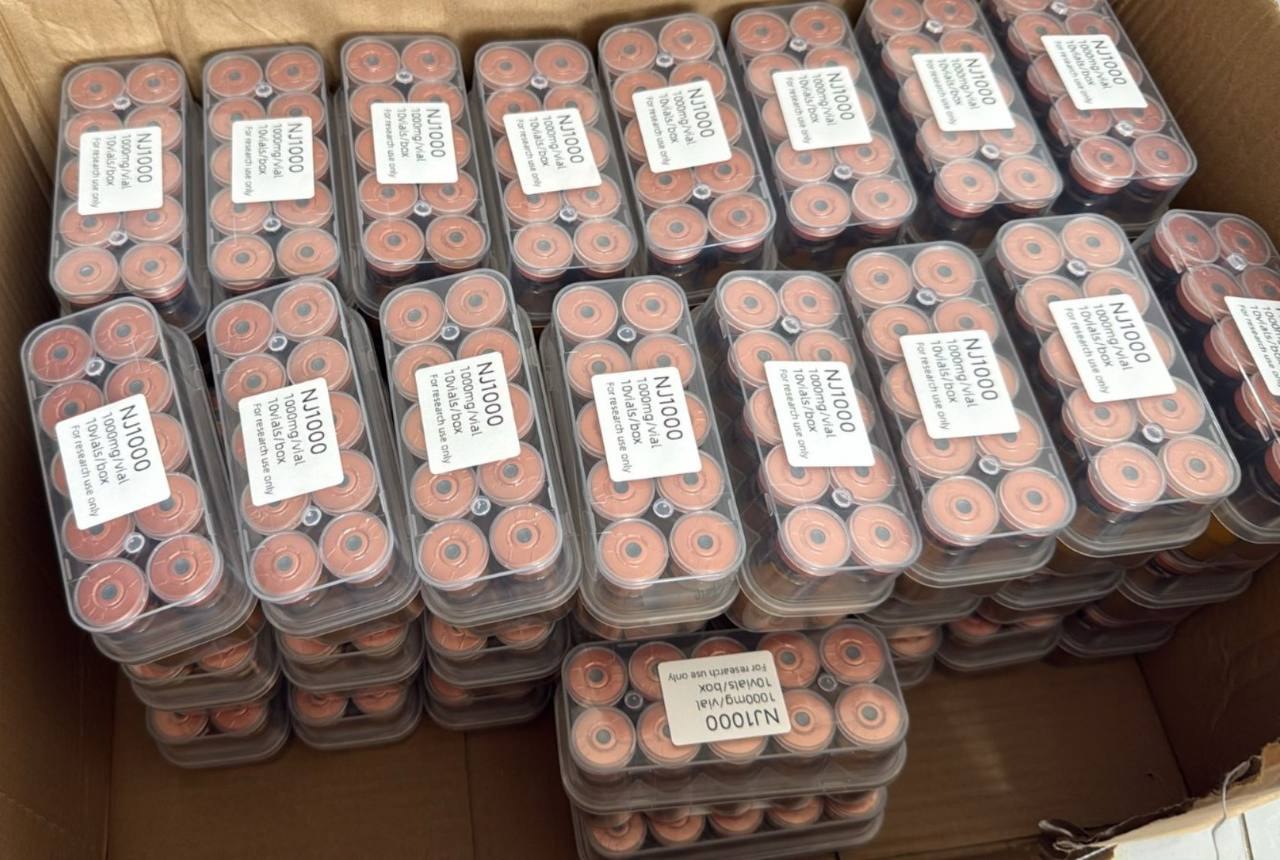Wholesale carton filled with product trays ready for dispatch